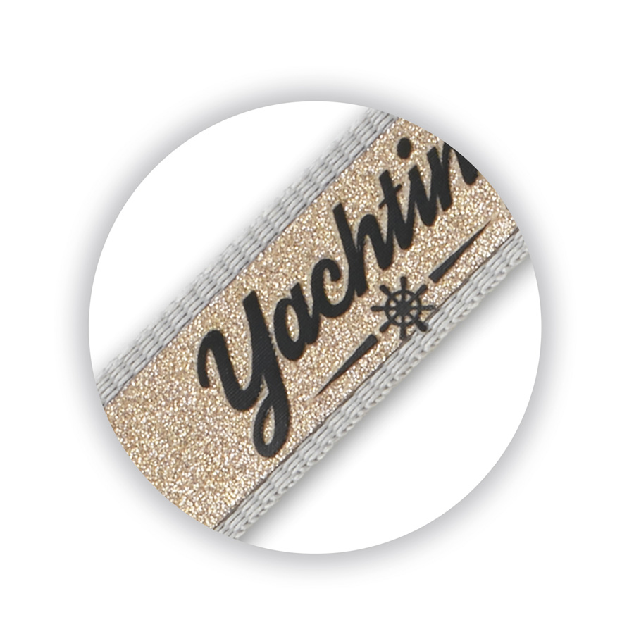 Dubbellint Glitter Keycord