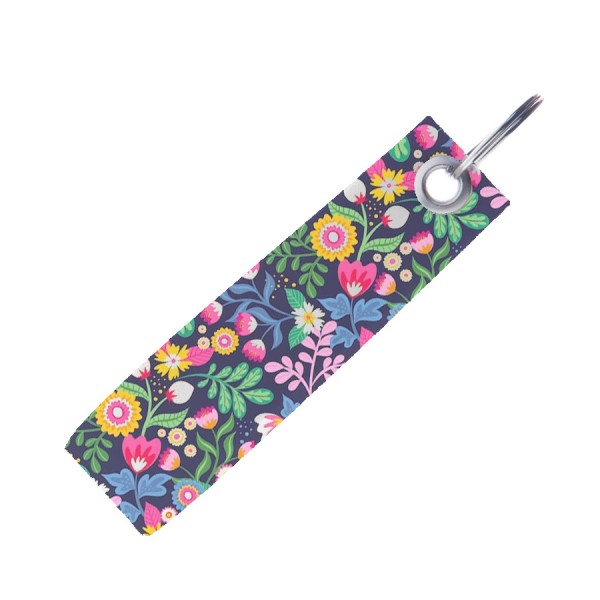 Full Colour rPET Vilten Sleutelhanger